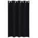 Zwart-out Gordijnen met Ringen 2 st Zwart 175 x 140 cm