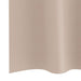 Zwart-out Gordijnen met Ringen 2 st Taupe 175 x 140 cm