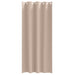 Zwart-out Gordijnen met Ringen 2 st Taupe 225 x 140 cm