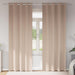 Zwart-out Gordijnen met Ringen 2 st Taupe 245 x 140 cm