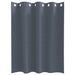 Zwart-out Gordijnen met Ringen 2 st Antraciet 140 x 140 cm