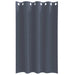 Zwart-out Gordijnen met Ringen 2 st Antraciet 175 x 140 cm