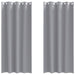 Zwart-out Gordijnen met Ringen 2 st Lichtgrijs 245 x 140 cm