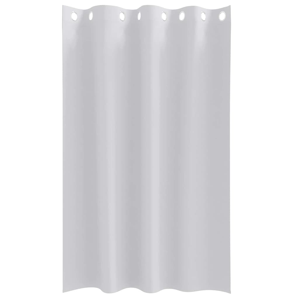 Zwart-out Gordijnen met Ringen 2 st Bleekgrijs 175 x 140 cm