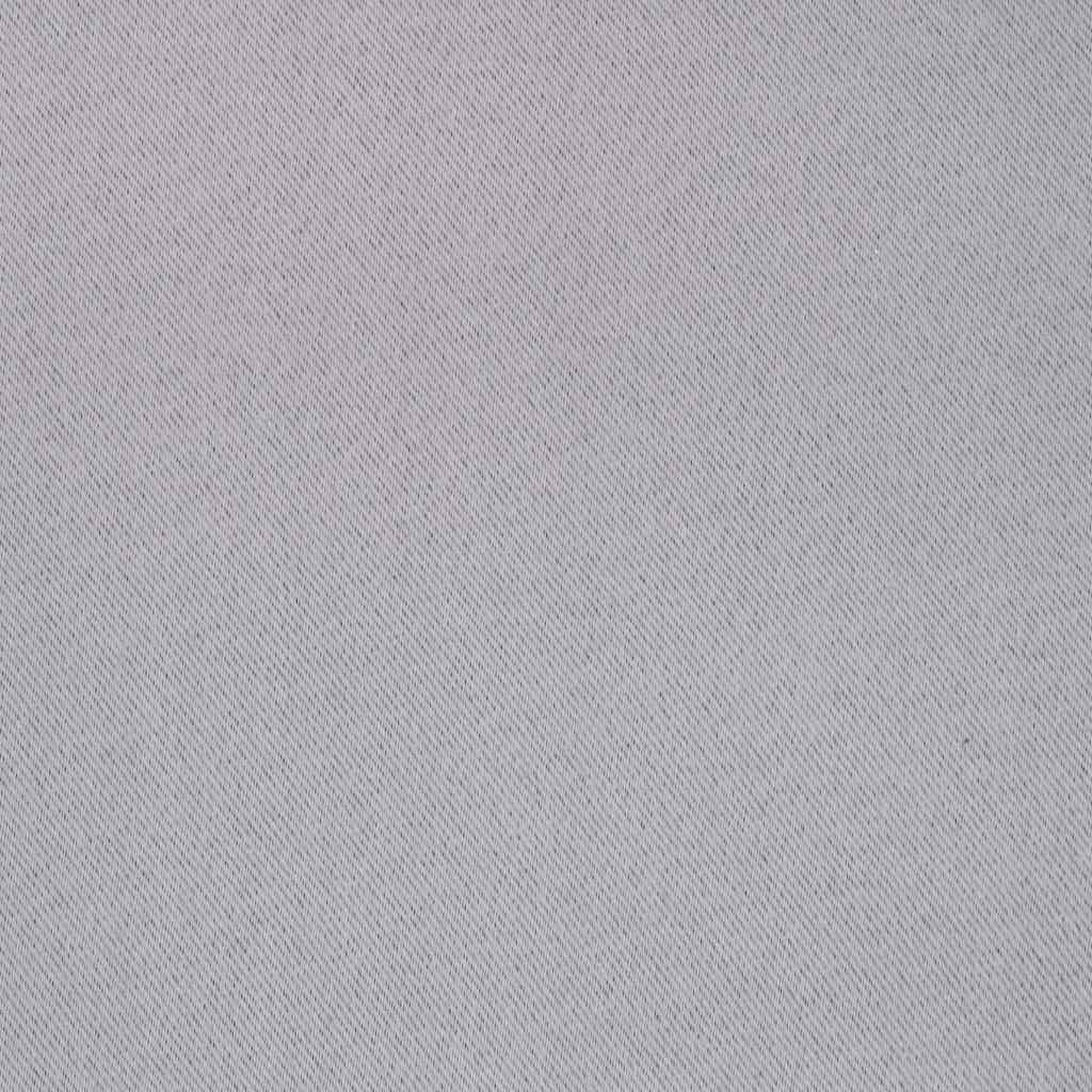 Zwart-out Gordijnen met Ringen 2 st Metaalgrijs 260 x 140 cm