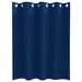 Zwart-out Gordijnen met Ringen 2 pcs Donkerblauw 140 x 140 cm