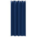 Zwart-out Gordijnen met Ringen 2 st Donkerblauw 245 x 140 cm