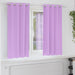 Zwart-out Gordijnen met Ringen 2 st Paars 175 x 140 cm