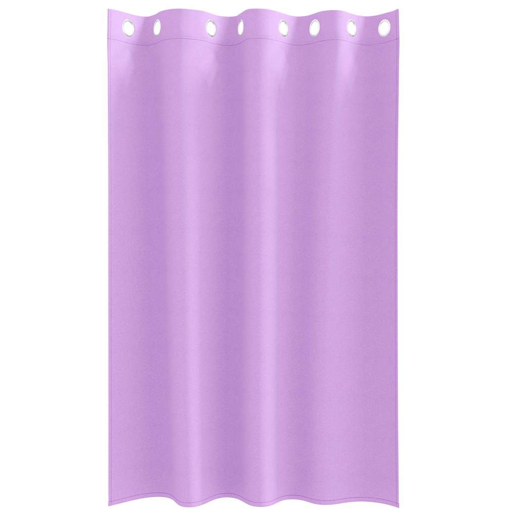 Zwart-out Gordijnen met Ringen 2 st Paars 175 x 140 cm