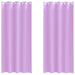 Zwart-out Gordijnen met Ringen 2 st Paars 245 x 140 cm