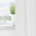 Zwart-out Gordijnen met Ringen 2 st Puur Wit 175 x 140 cm