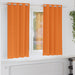Zwart-out Gordijnen met Ringen 2 st Feloranje 175 x 140 cm