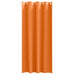 Zwart-out Gordijnen met Ringen 2 st Feloranje 245 x 140 cm