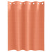 Zwart-out Gordijnen met Ringen 2 st Terracotta 140 x 140 cm