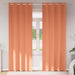 Zwart-out Gordijnen met Ringen 2 st Terracotta 260 x 140 cm