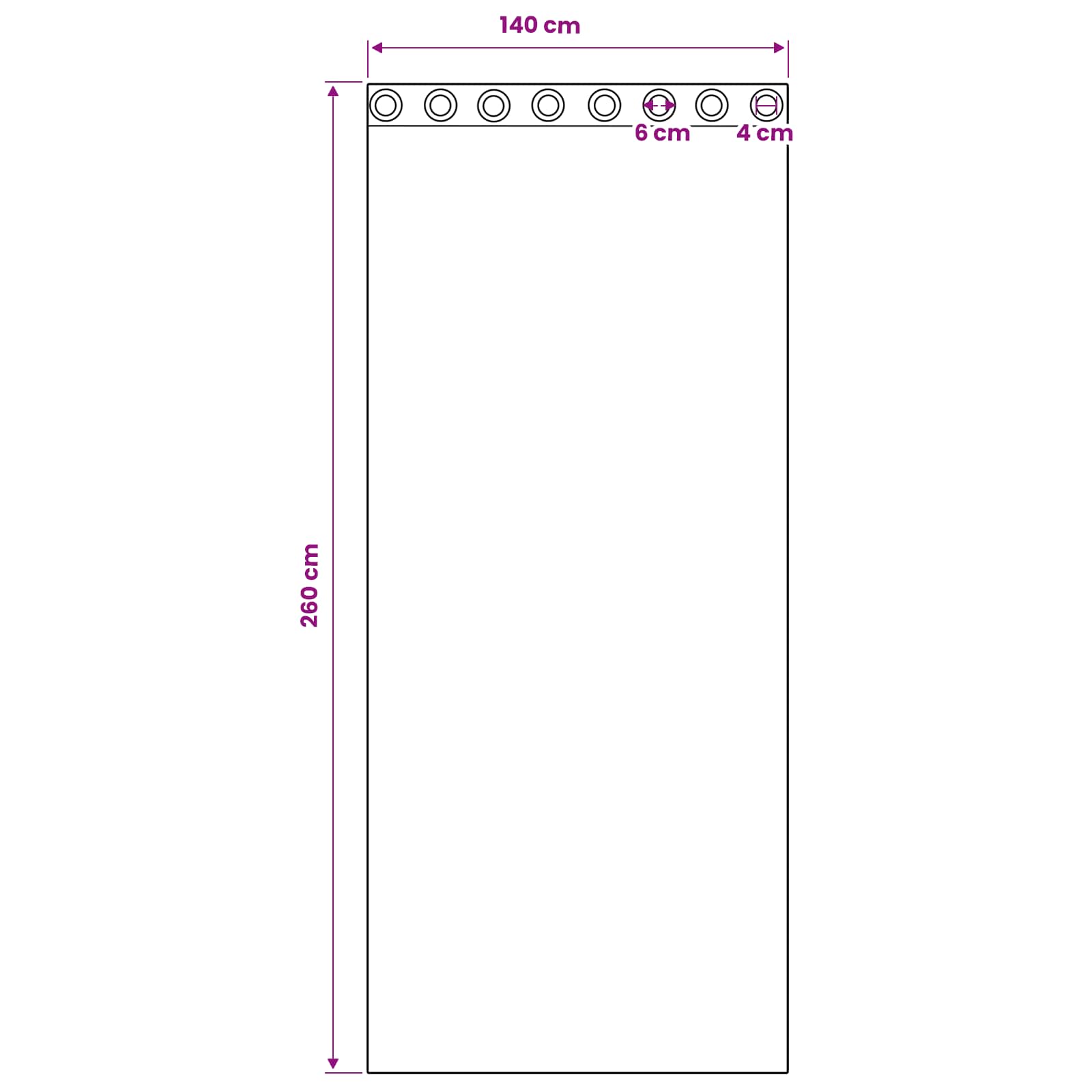 Zwart-out Gordijnen met Ringen 2 st Turquoise 260 x 140 cm