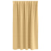Zwart-out Gordijnen met Ringen 2 st Beige 140 x 140 cm