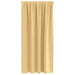 Zwart-out Gordijnen met Ringen 2 st Beige 175 x 140 cm