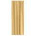 Zwart-out Gordijnen met Ringen 2 st Beige 245 x 140 cm