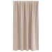 Zwart-out Gordijnen met Ringen 2 st Taupe 140 x 140 cm