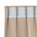 Zwart-out Gordijnen met Ringen 2 st Taupe 175 x 140 cm