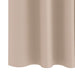 Zwart-out Gordijnen met Ringen 2 st Taupe 175 x 140 cm