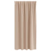 Zwart-out Gordijnen met Ringen 2 st Taupe 175 x 140 cm
