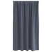 Zwart-out Gordijnen met Ringen 2 st Antraciet 140 x 140 cm