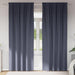 Zwart-out Gordijnen met Ringen 2 st Antraciet 245 x 140 cm