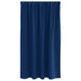 Zwart-out Gordijnen met Ringen 2 st Donkerblauw 140 x 140 cm