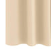 Zwart-out Gordijnen met Ringen 2 st Crème 140 x 140 cm