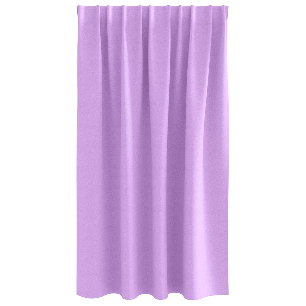 Zwart-out Gordijnen met Ringen 2 st Paars 140 x 140 cm