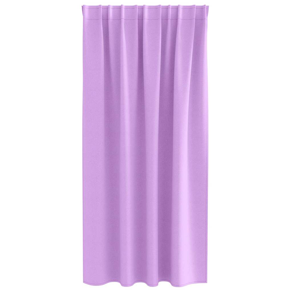 Zwart-out Gordijnen met Ringen 2 st Paars 175 x 140 cm