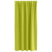 Zwart-out Gordijnen met Ringen 2 st Groen 175 x 140 cm