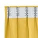 Zwart-out Gordijnen met Ringen 2 st Mosterdgeel 225 x 140 cm