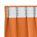 Zwart-out Gordijnen met Ringen 2 st Feloranje 245 x 140 cm