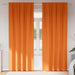 Zwart-out Gordijnen met Ringen 2 st Feloranje 260 x 140 cm