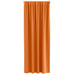 Zwart-out Gordijnen met Ringen 2 st Feloranje 260 x 140 cm