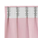 Zwart-out Gordijnen met Ringen 2 st Babyroze 225 x 140 cm