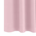 Zwart-out Gordijnen met Ringen 2 st Babyroze 260 x 140 cm