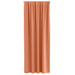 Zwart-out Gordijnen met Ringen 2 st Terracotta 245 x 140 cm