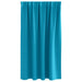 Zwart-out Gordijnen met Ringen 2 st Turquoise 140 x 140 cm