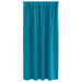 Zwart-out Gordijnen met Ringen 2 st Turquoise 175 x 140 cm