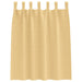 Zwart-out Gordijnen met Ringen 2 st Beige 140 x 140 cm