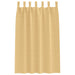 Zwart-out Gordijnen met Ringen 2 st Beige 175 x 140 cm