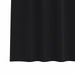 Zwart-out Gordijnen met Ringen 2 st Zwart 140 x 140 cm