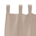 Zwart-out Gordijnen met Ringen 2 st Taupe 175 x 140 cm