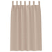 Zwart-out Gordijnen met Ringen 2 st Taupe 175 x 140 cm
