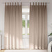 Zwart-out Gordijnen met Ringen 2 st Taupe 245 x 140 cm