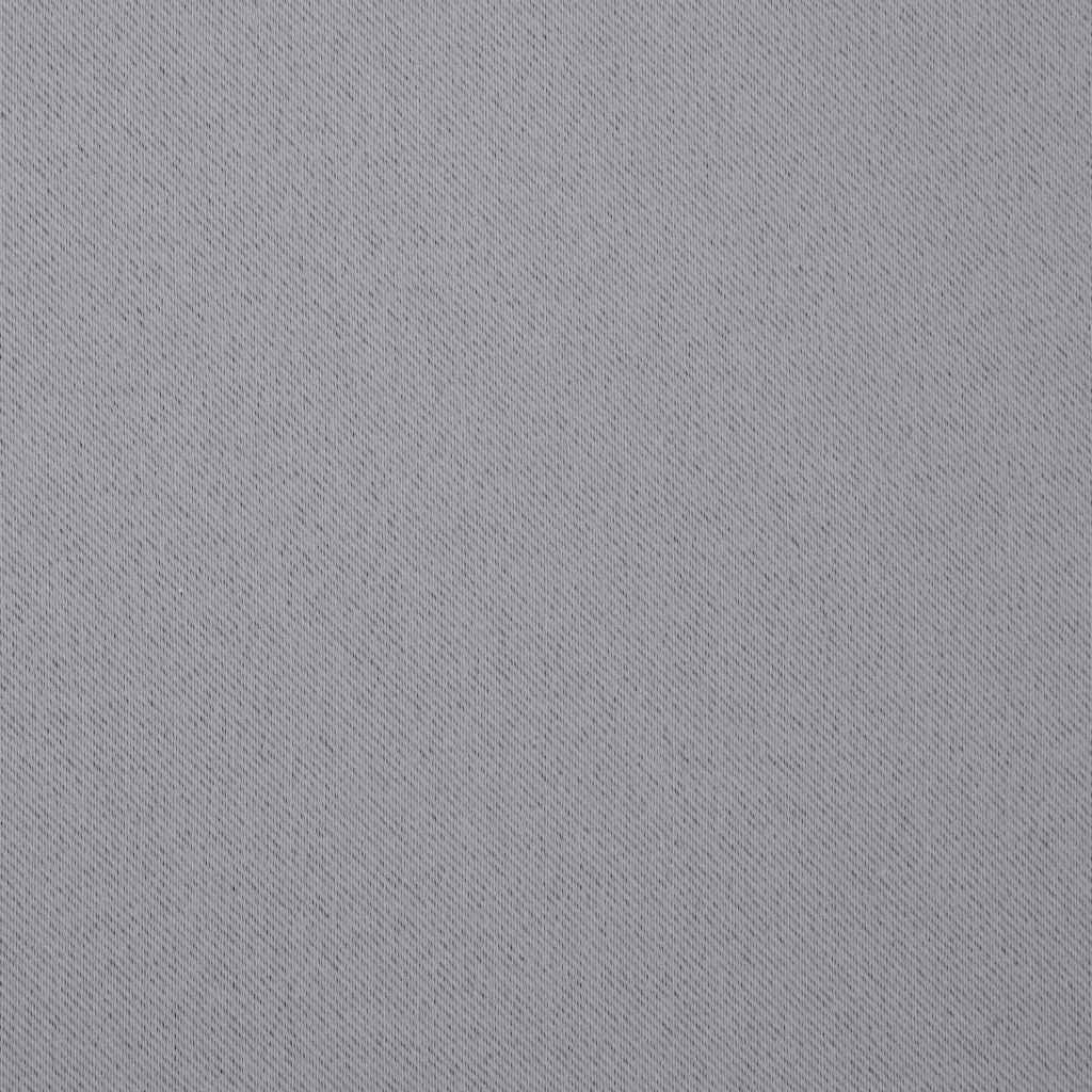 Zwart-out Gordijnen met Ringen 2 st Lichtgrijs 245 x 140 cm